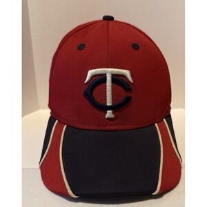New Era 39 Thirty Mn Twins Hat Medium-Large Blue‎ And Red Logo Medium/Large